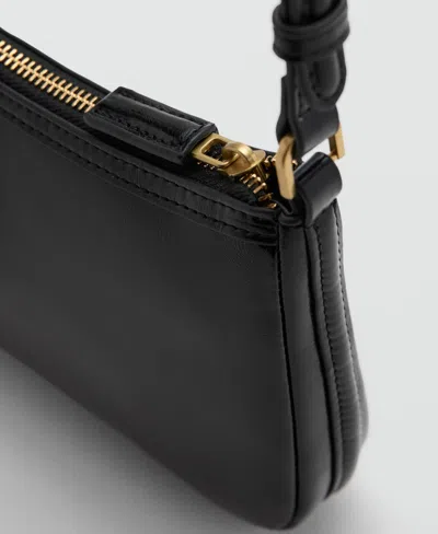 Mango Women's Charms And Rings Crossbody Bag In Black