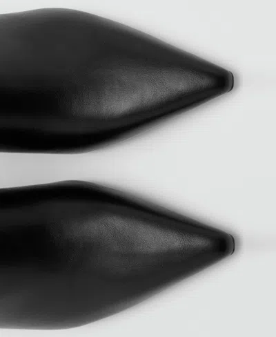 Mango Women's Block Heel Ankle Boots In Black