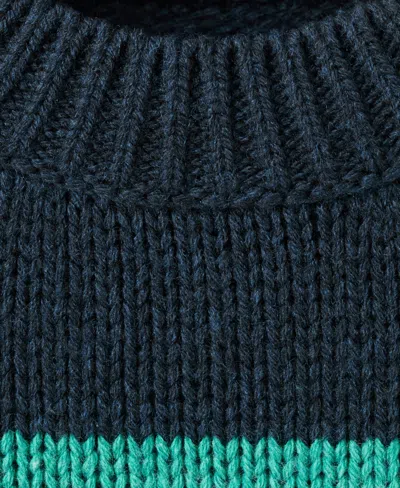 Mango Women's Knit Striped Sweater In Green