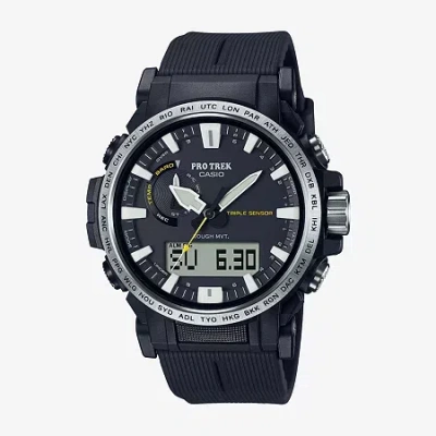 Casio Prw-61-1a Quartz Waterproof Solar Powered Mens In Black