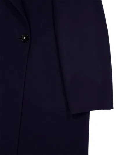 Stella Mccartney Double-breasted Wool Coat In Black