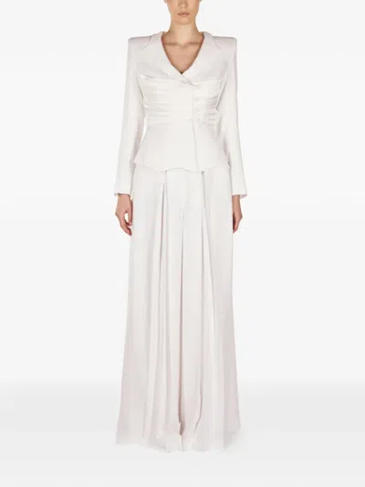 Araftu Button-embellished All In One In Blue