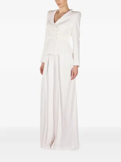 Araftu Button-embellished All In One In Blue