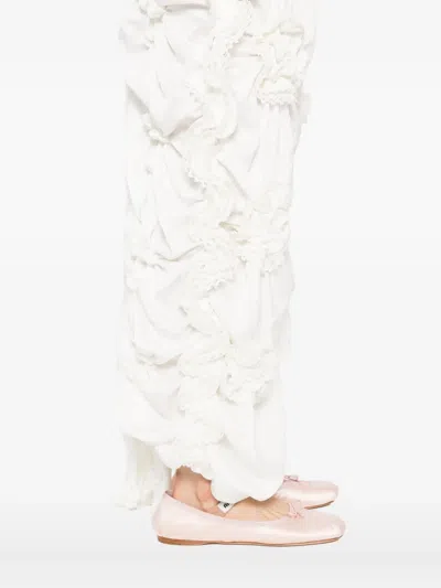 Roisin Pierce Rose Of Light Asymmetric Skirt In White