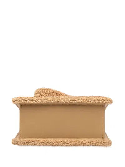 Pre-owned Jacquemus 2010-2025 Boucle Raffia Le Chiquito Noeud Satchel In Brown