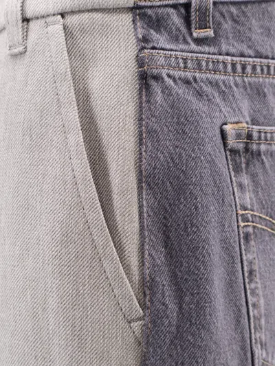 Stella Mccartney Tailoring Mixed Trousers In Gray