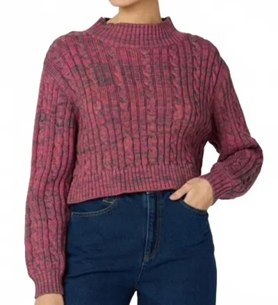 Cleobella Women's Amor Sweater In Dark Rose In Multi