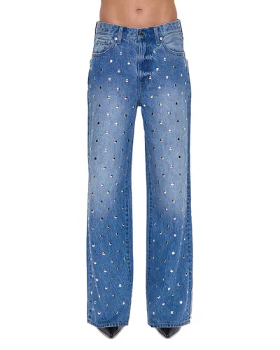 Pistola Hendrix High Rise Embellished Baggy Jeans In Charmed In Multi