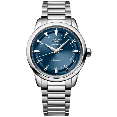 Longines Conquest Heritage Automatic Bracelet Watch, 38mm In Silver