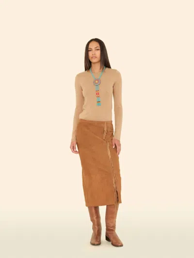 Xirena Bonnie Skirt In Mustang In Brown