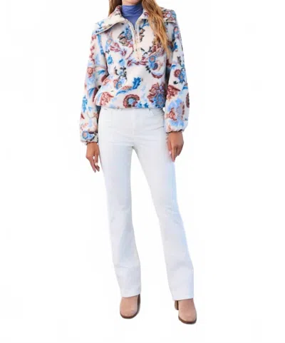 Fdj Olivia Bootcut Corduroy Jeans In Cream In Blue