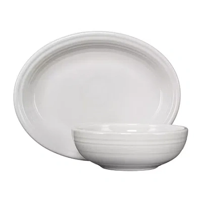 Fiesta Bistro 2-pc. Serving Set In White