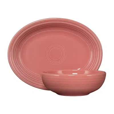 Fiesta Bistro 2-pc. Serving Set In Pink