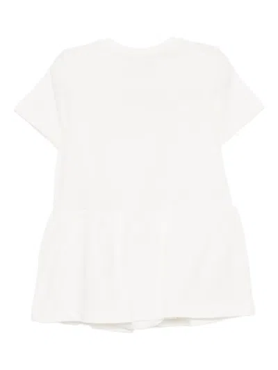 Versace Logo-printed Babywear In White