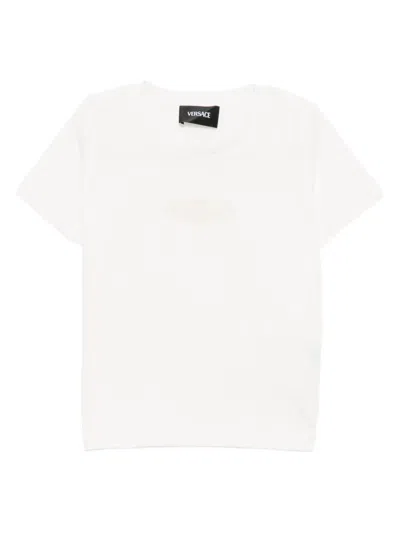 Versace All-over Graphic Print T-shirt In White