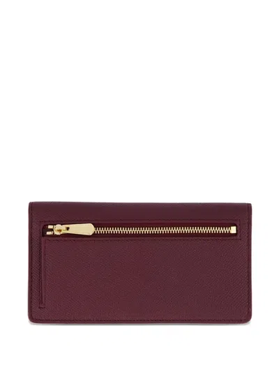 Ferragamo Continental Logo-detail Leather Wallet In White