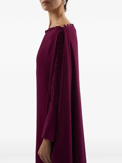 Taller Marmo Mila Button Maxi Dress In Purple