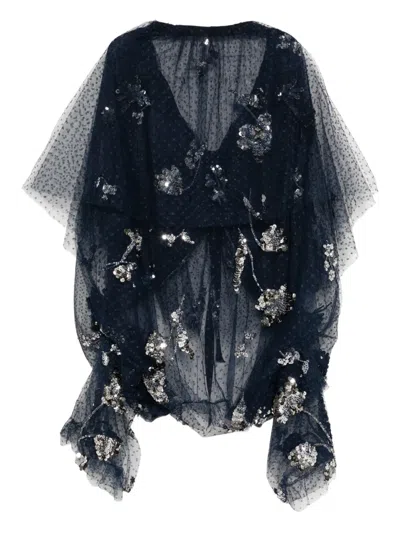 Biyan Rut Cape In Blue