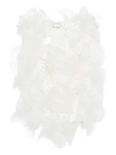 Roisin Pierce Floating Little Fleurs Blouse In White