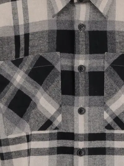 Woolrich Checked Shirt In Cotton Blend By Todd Snyder In Black