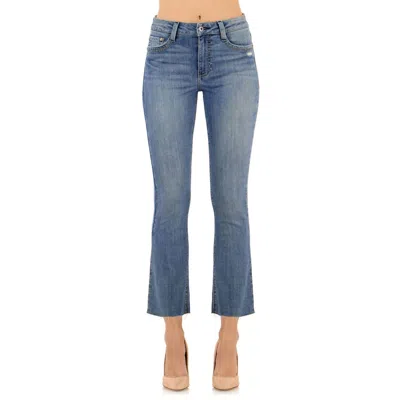 Morrison Denim Starlet Boot Crop Jean In Sunset Boulevard In Multi