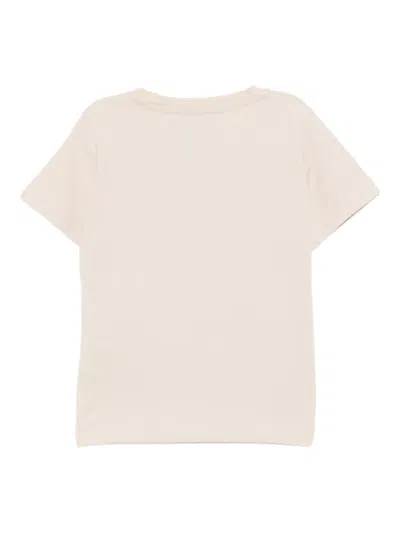 Versace Logo-printed T-shirt In Neutral