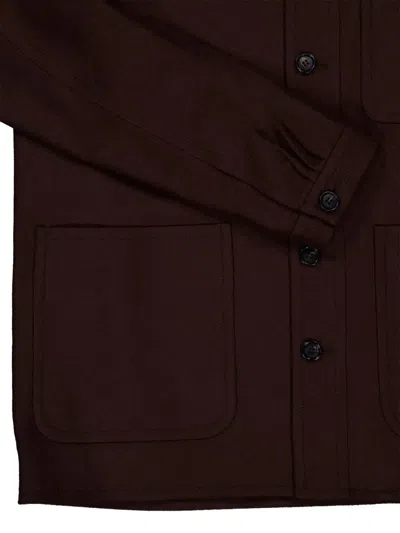 BRAMBLE FRANCK 羊毛夹克式衬衫