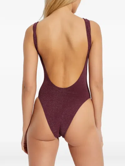 Bondeye Ring Mara Swimsuit In Burgundy