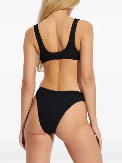 Bondeye Textured Bikini Bottom In Black