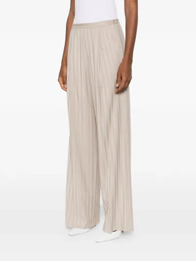 Rame Stripe-pattern Trousers In Neutral