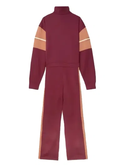 Jordan Long-sleeve Jumpsuit In Red