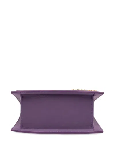 Pre-owned Jacquemus 2010-2025 Leather Le Chiquito Moyen Satchel In Purple