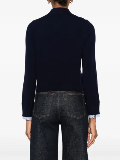 Maje Button-front Collared Cardigan In Black