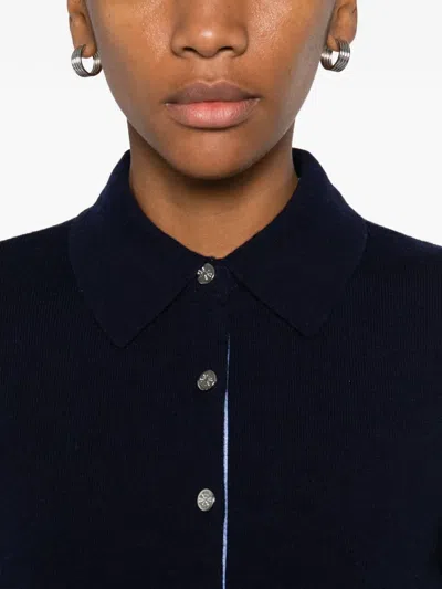 Maje Button-front Collared Cardigan In Black