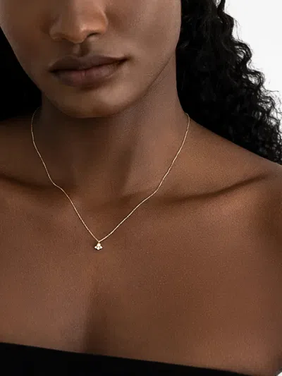 Mateo The Little Things Pearl And Diamond Necklace In Gold