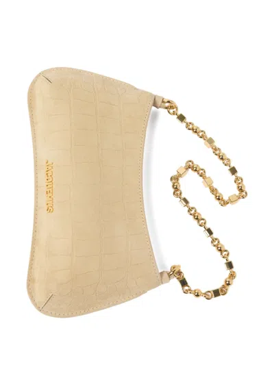 Jacquemus Le Bisou Chaine Shoulder Bag In Neutral