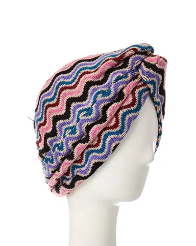 Missoni Wool-blend Headband In Pink