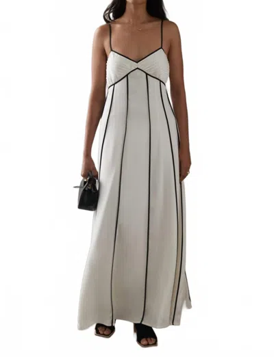 Sancia Odele Maxi Dress In Porcelain In White