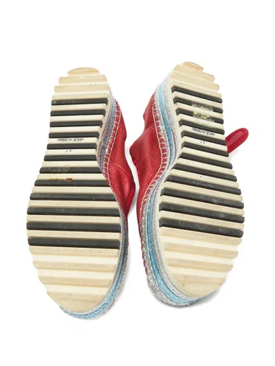 Pre-owned Marc Jacobs Suzi Mary Jane Espadrilles In Red
