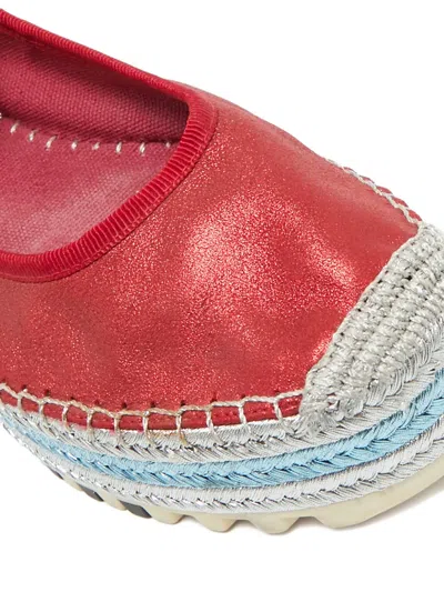 Pre-owned Marc Jacobs Suzi Mary Jane Espadrilles In Red