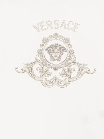 Versace Logo-printed T-shirt In White