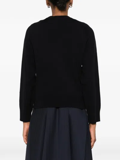 Maje Paris Motif Sweatshirt In Black