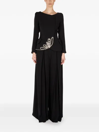 Araftu Embellished All In One In Black