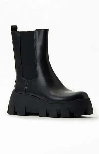 Circus By Sam Edelman Ana I3793s1001 Women's Black Platform Boots Lion272 In Black