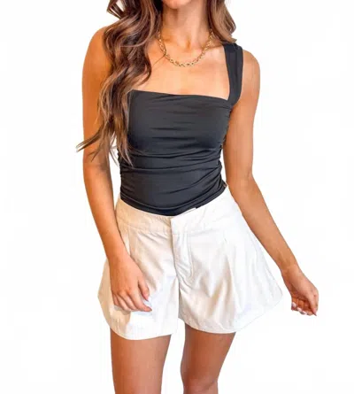 Cotton Candy La Rebel Rush Shorts In White In White