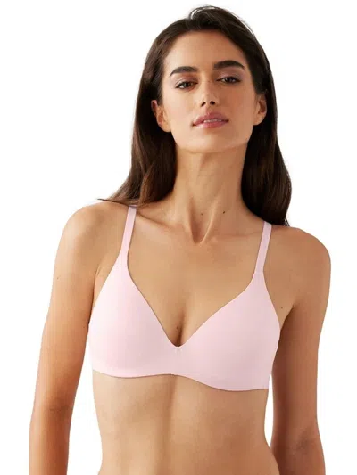 Wacoal Comfort First T-shirt Bra Women's White Memory Foam Wire Free Gbo710 In Pink