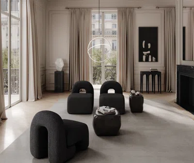 101 Copenhagen Tables And Consoles High Glaze Coffee Uni In Black