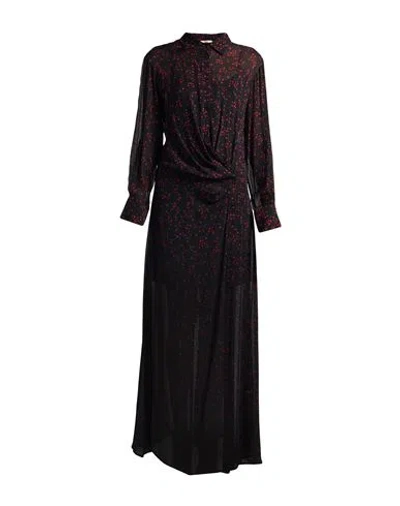 Aniye By Woman Maxi Dress Black Size M Viscose In Black