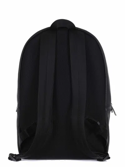 Hugo Boss Embossed-pattern Backpack In Black