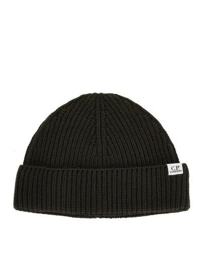 C.p. Company Ribbed Wool Hat